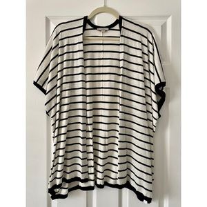 LOFT striped cardigan